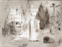 Borsos, Miklós: In the garden in Tihany