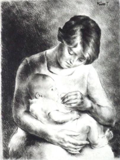 Kiss, Terézia: Mother with child