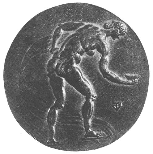 Femes Beck, Vilmos: Water scooping woman