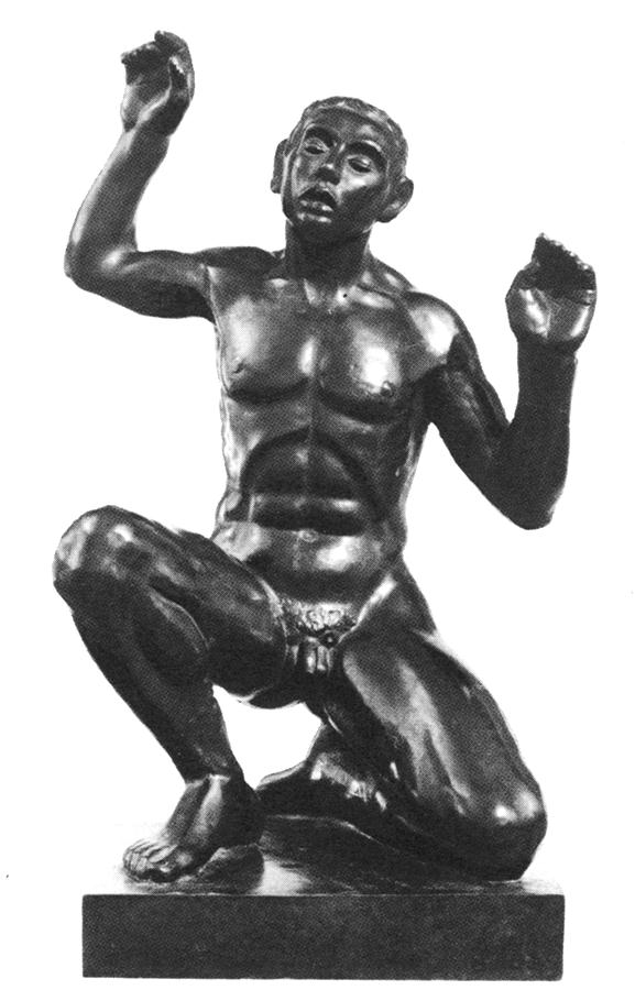 Femes Beck, Vilmos: Kneeing boy