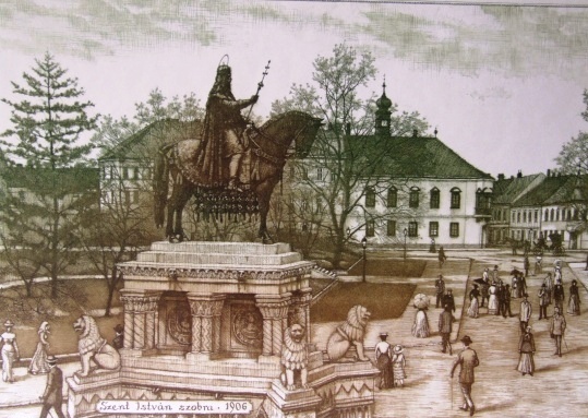 Gaál Domokos: Szent István szobra 1906