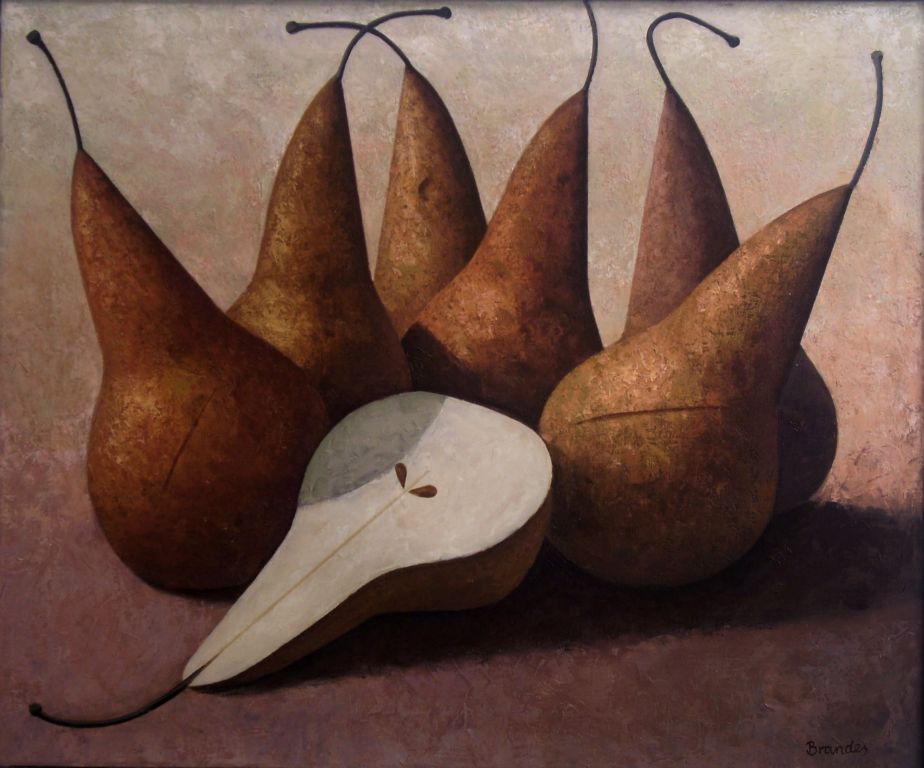 Brandes, Matthias: Still life with pears