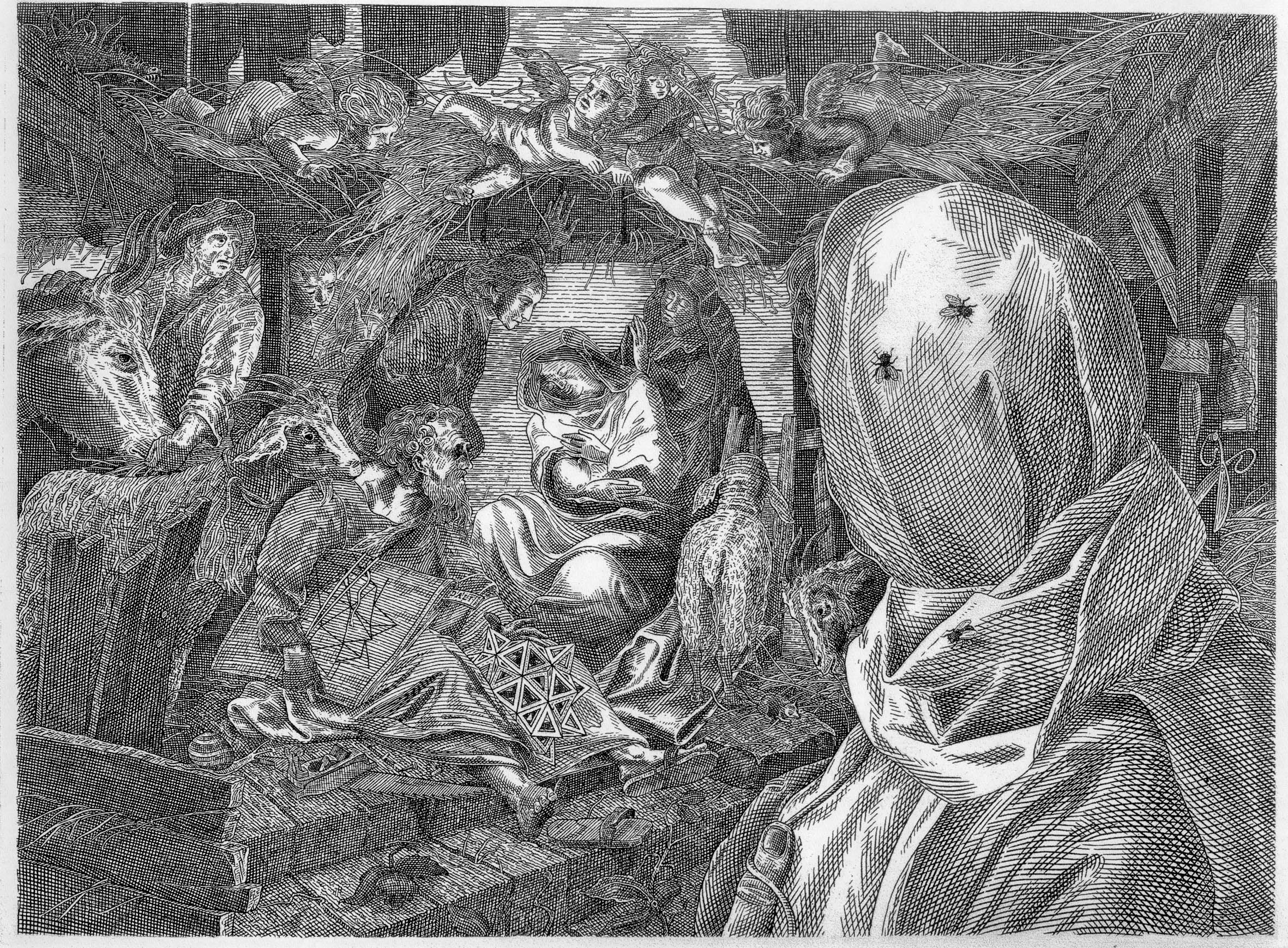 Orosz, István: Dalí and the holy family