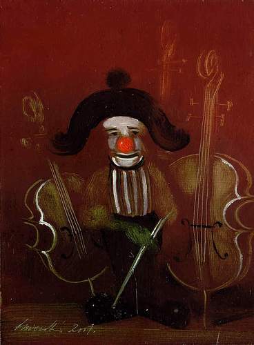 Vinczellér, Imre: Clown with instruments