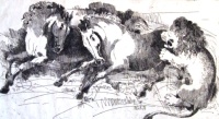 Pituk, József V: Der Löwe und die Pferde
