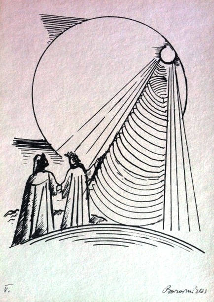 Borsos Miklós: Dante illusztrációk (isteni színjáték) V