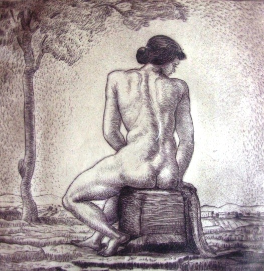Kmetty, János: Female nude