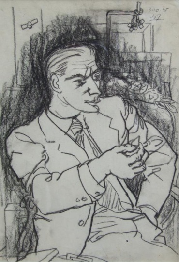 Tot, Amerigo: Man with cigarette
