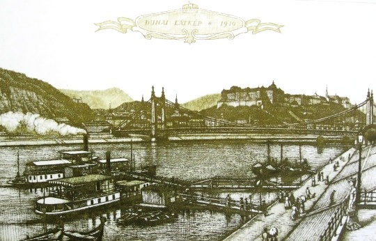 Gaál Domokos: Duna látkép 1910