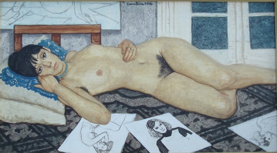 Czene, Béla: Lying nude