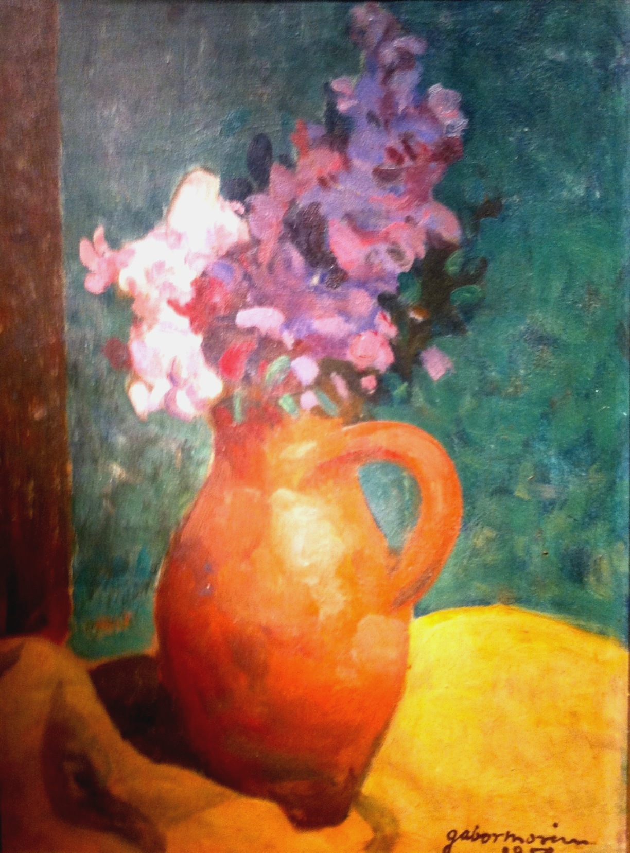 Gábor, Marianne: Still life with flowers