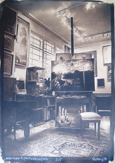 Rátonyi, Dávid: Interieur I. (Atelier von Molnár C. Pál)