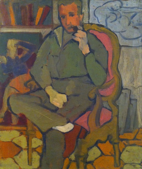 Fischer, Eva: Man with pipe