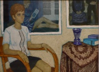 Czene, Béla: Mädchen in Blau