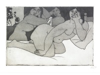 Amerigo Tot: Three nudes in the bed