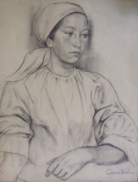 Czene, Béla: Portrait of a girl