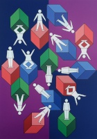 Vasarely, Victor: Gymnasts