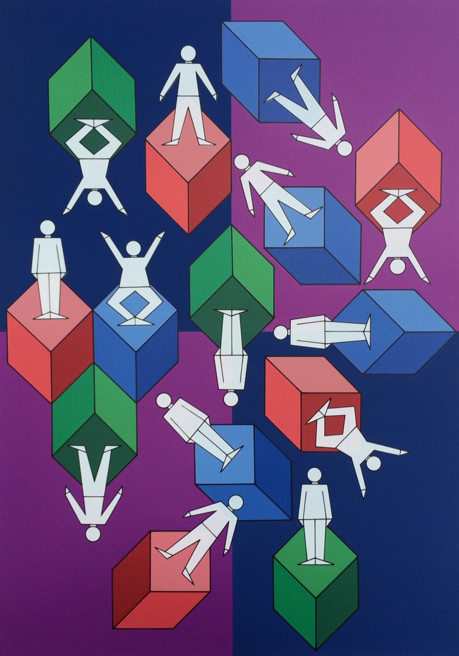 Vasarely, Victor: Gymnasts