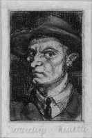 Kmetty, János: Self-portrait with hat