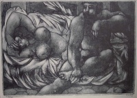 Amerigo Tot: Couple in the bed