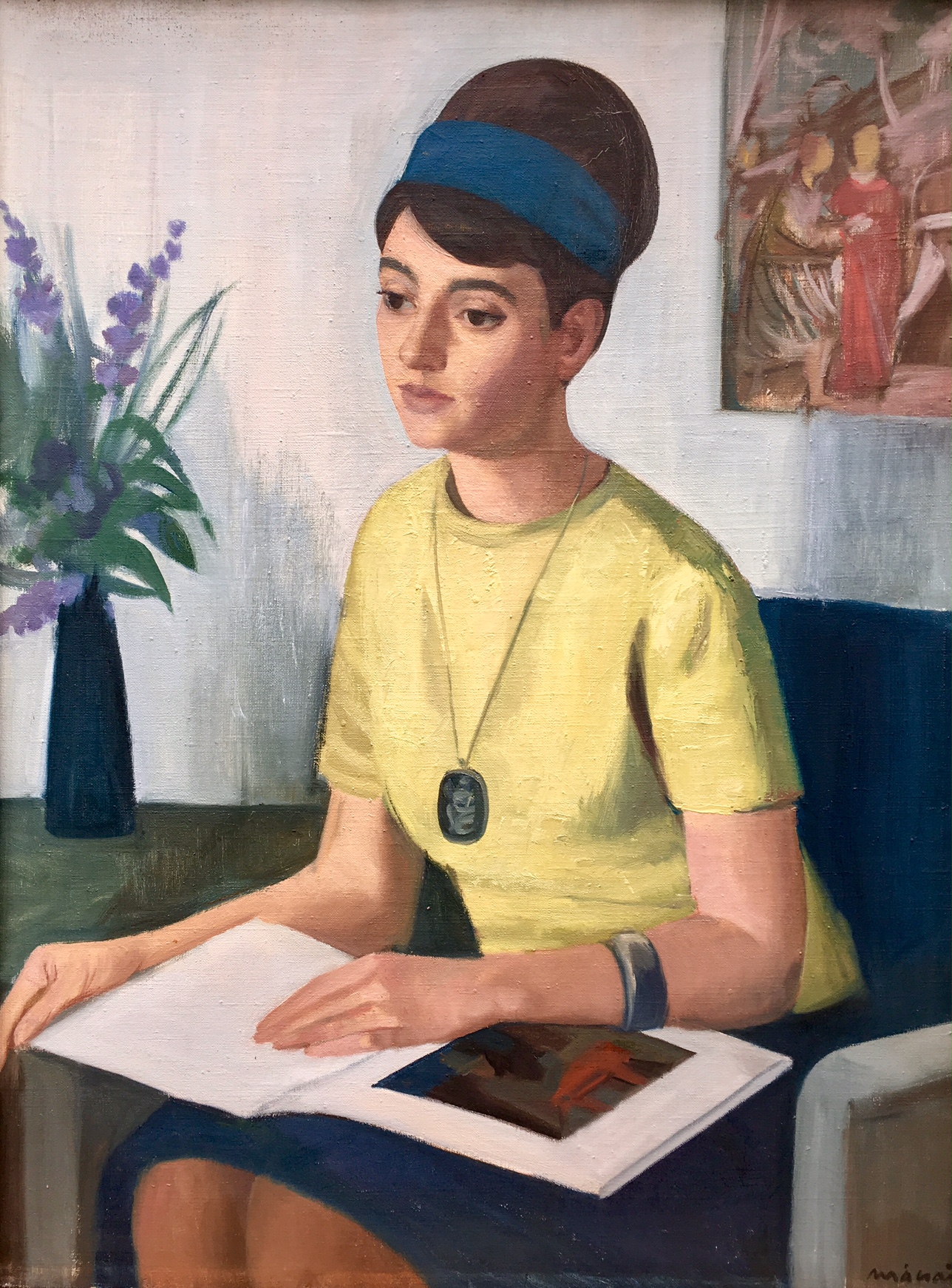 Mácsai István: Girl in yellow dress