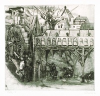 Kondor, Béla: Mill - Illustration for William Blakenulls poem