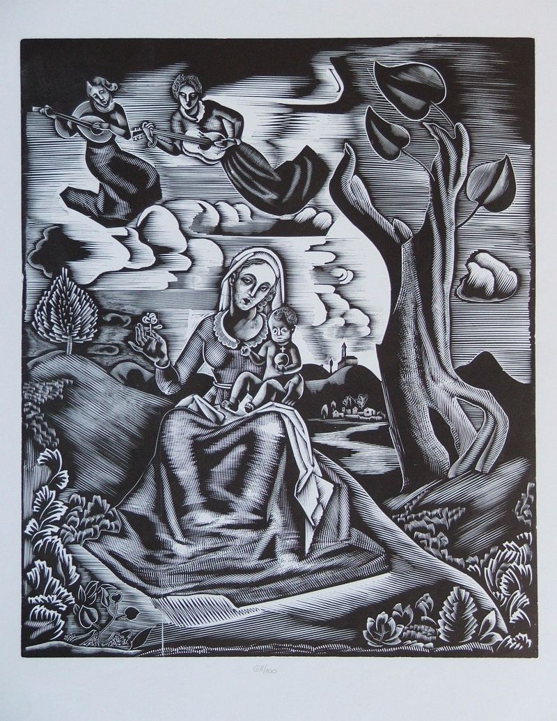 Molnár, C. Pál: Madonna auf dem Hügel
