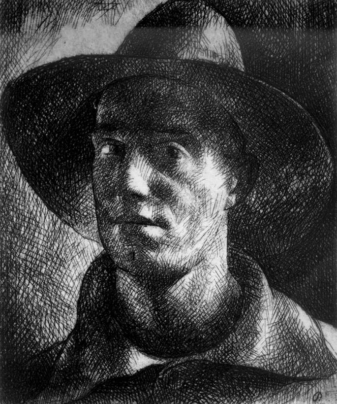 Patkó, Károly: Self-portrait