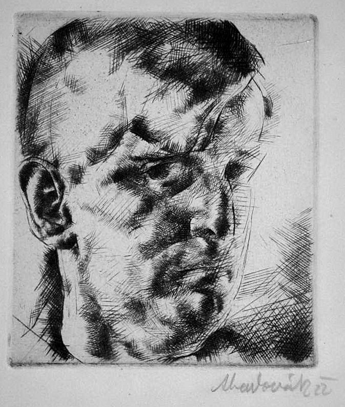 Aba Novák, Vilmos: Self-portrait