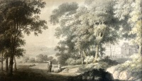 Markó, Károly  the elder: Landscape with figures