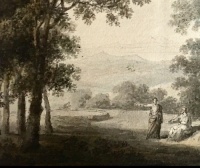 Markó, Károly  the elder: Landscape with figures