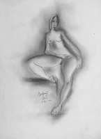Brassaï: Sitting nude