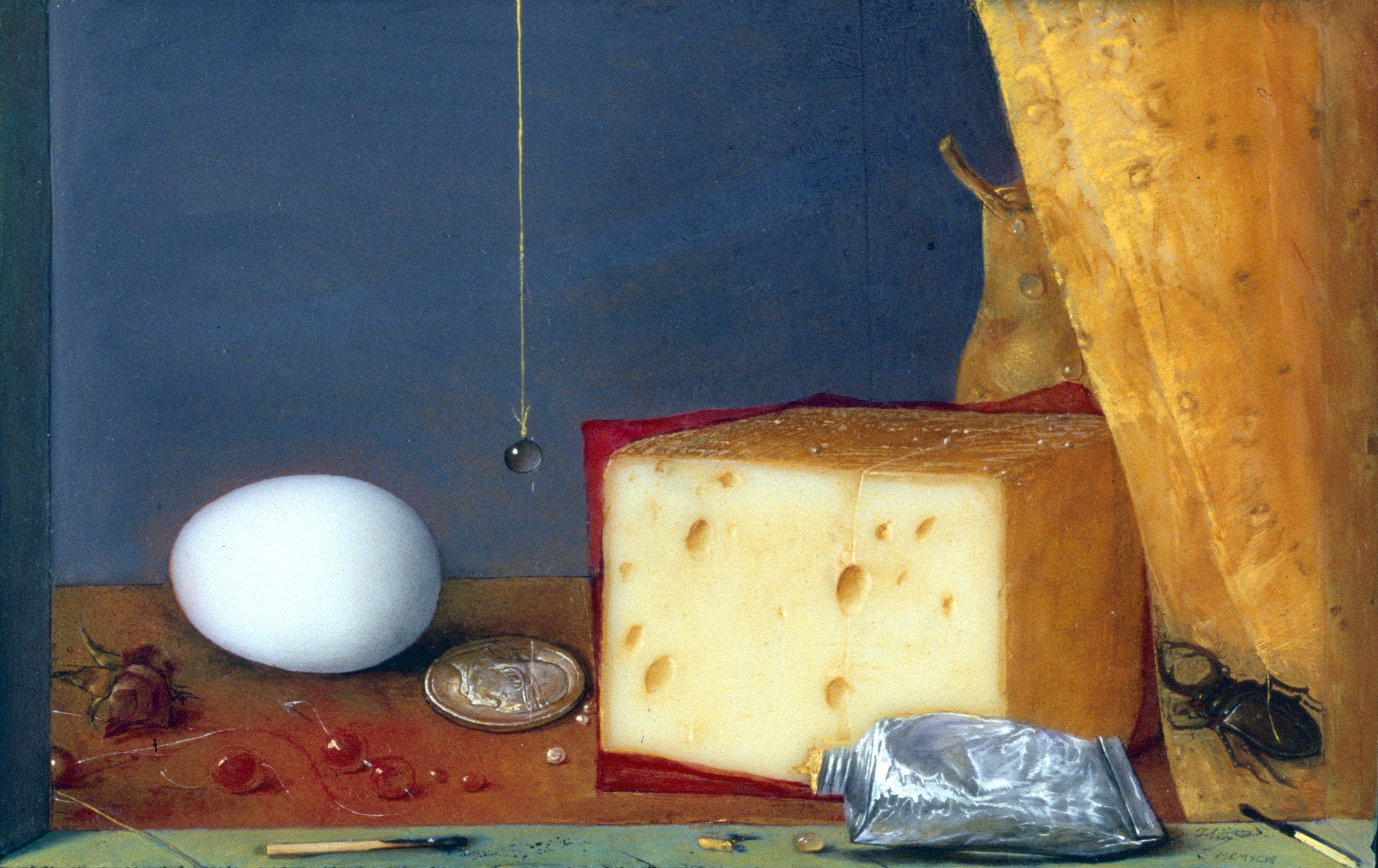 Hús, Zoltán: Still life with cheese