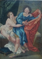 Carlo Cignani (után): Joszef és Potifár felesége