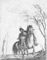 Rudnay, Gyula: Horseman