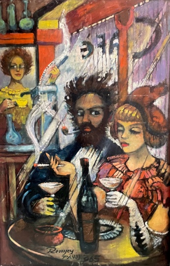 Remsey, Jenő György: Cafe in Paris