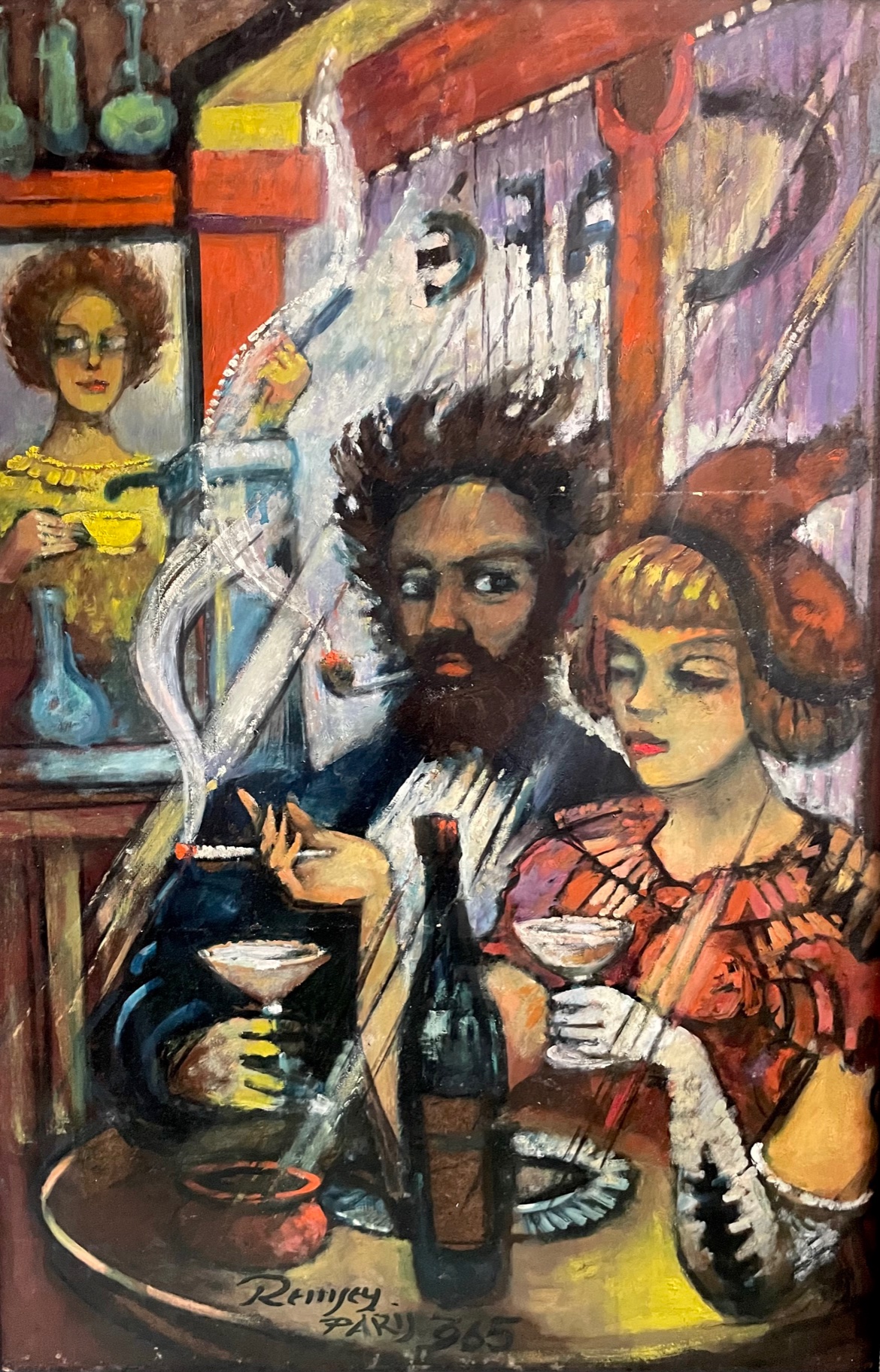 Remsey Jenő György: Kávézó Párizsban