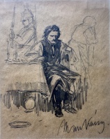 Munkácsy, Mihály: The condemned (study)