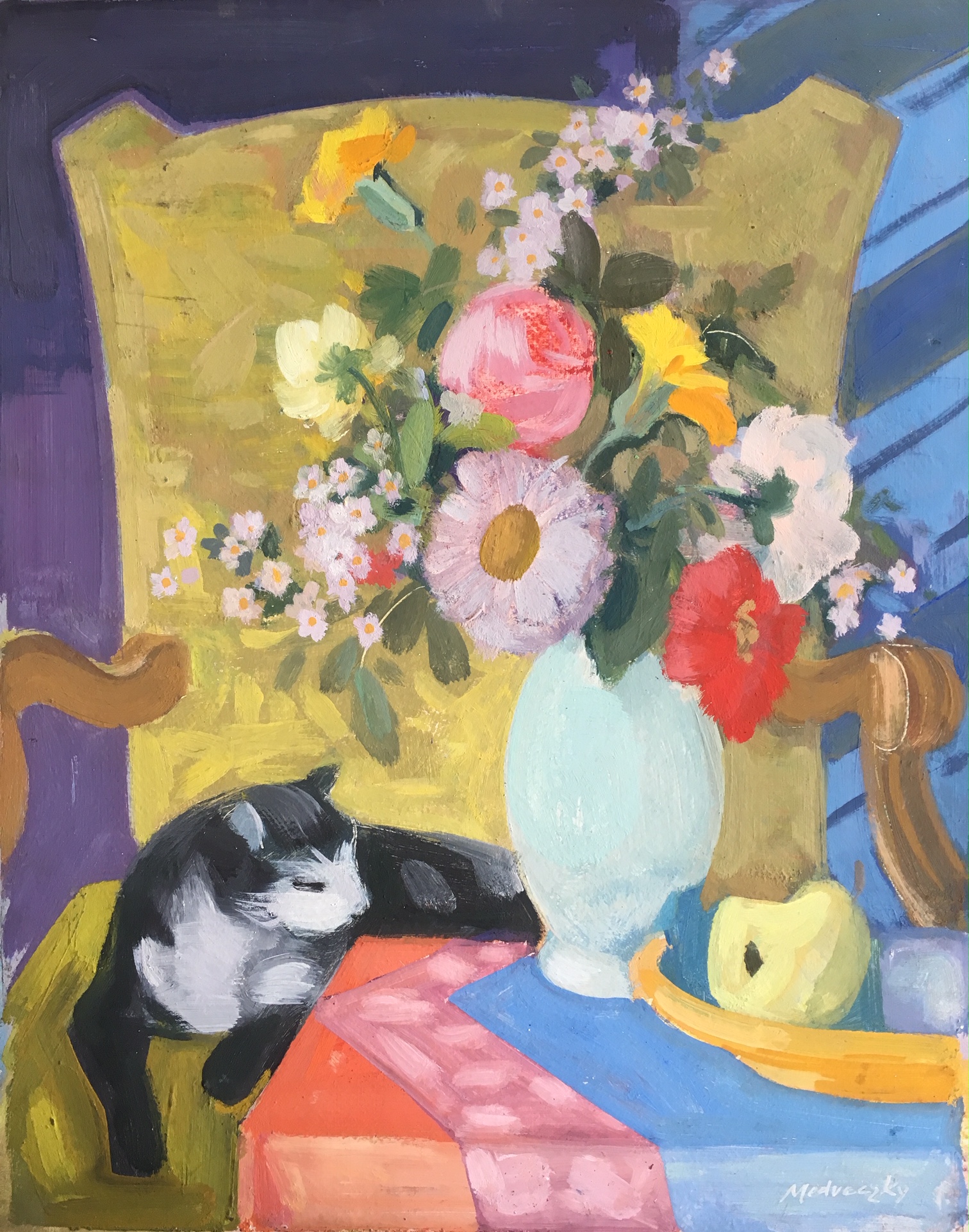 Medveczky, Jenő: Flower still-life