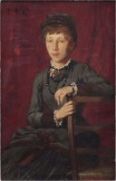 Munkácsy, Michael von: Portrait einer jungen Dame