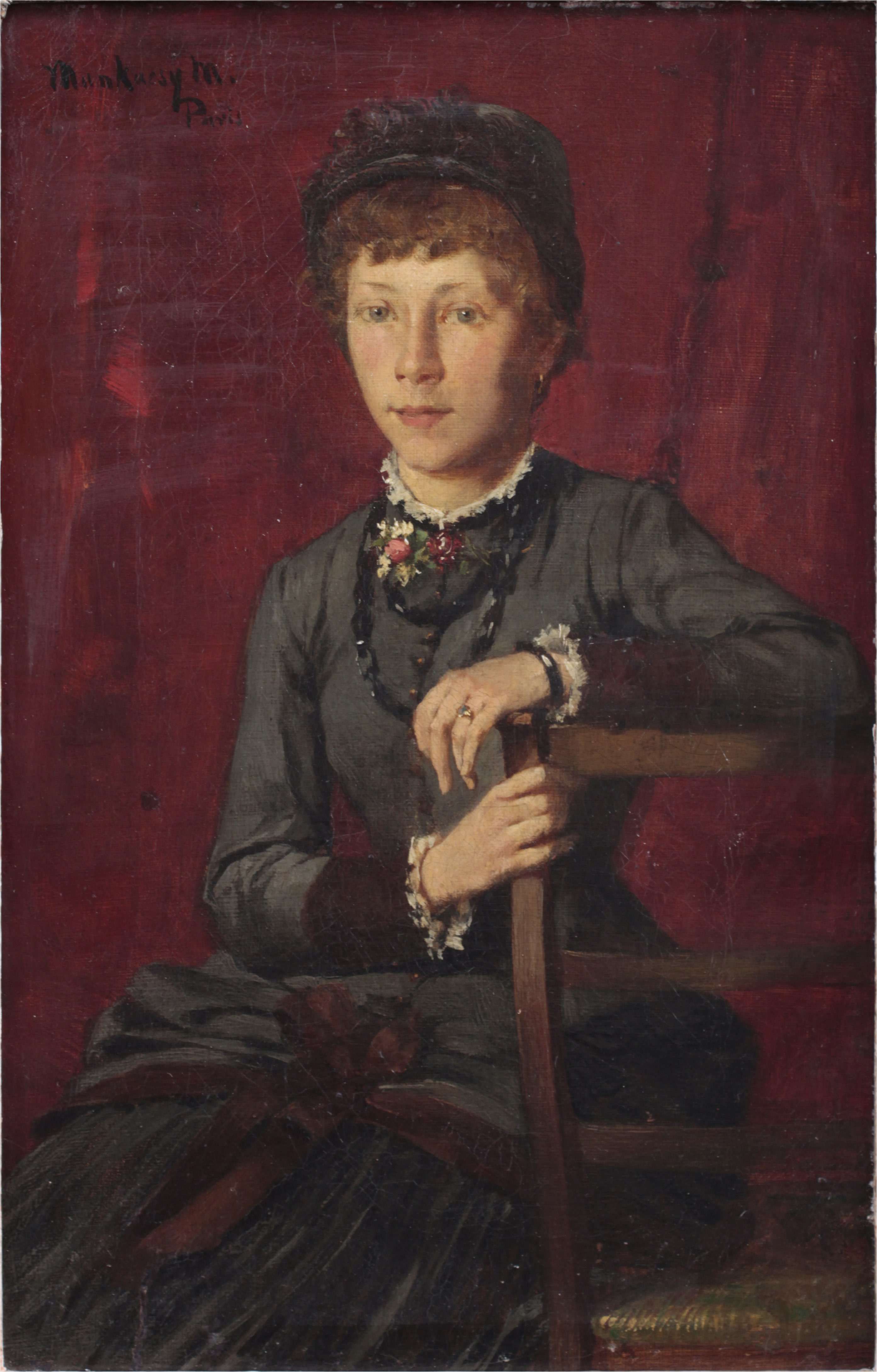 Munkácsy, Michael von: Portrait einer jungen Dame