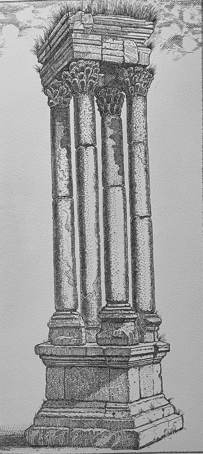 Orosz, István: Columns IV.