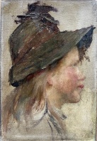 Csók, István: Woman study (Züzü)