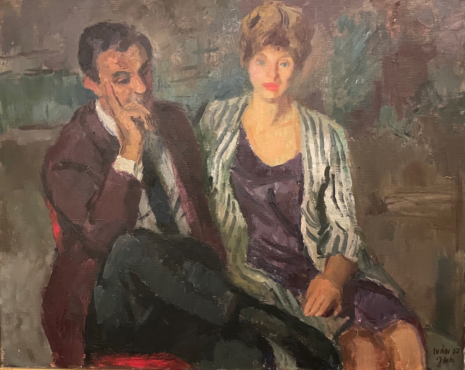 Iván, Szilárd: György Koller artdealer and his wife