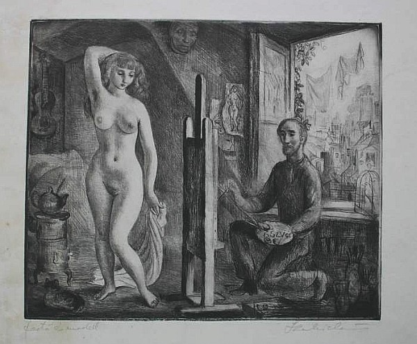 Szabó, Vladimir: Painter and his modell