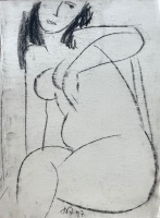 Amerigo Tot: Nude study (presumably Eva Fischer)