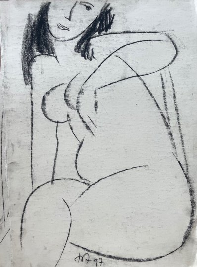 Tot, Amerigo: Nude study (presumably Eva Fischer)