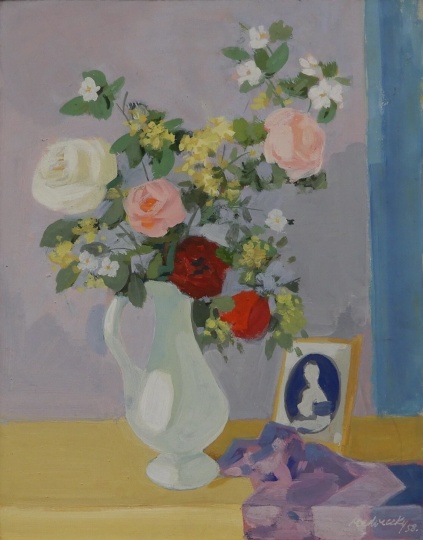 Medveczky, Jenő: Stillife with flowers