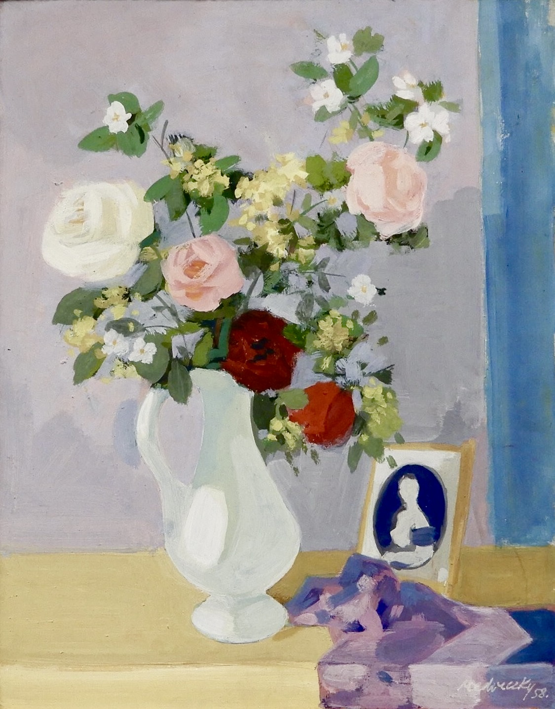 Medveczky, Jenő: Stillife with flowers