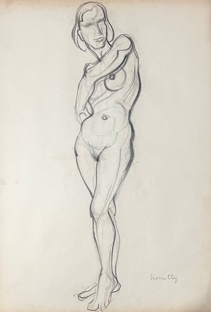 Kmetty, János: Woman nude